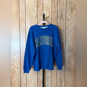 California Fleece-Lined Crewneck Sweatshirt – Classic Blue